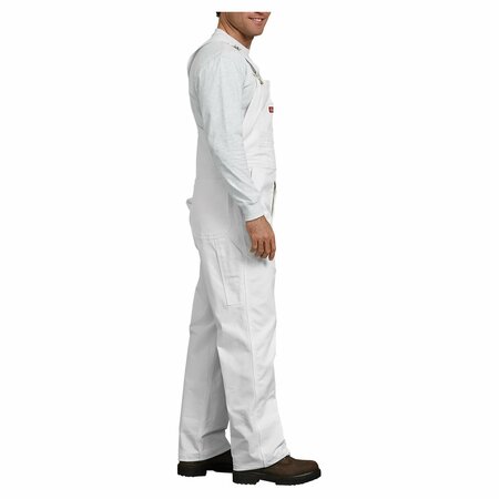 DICKIES 38W x 34L White Painter Bib Overalls 8953WH